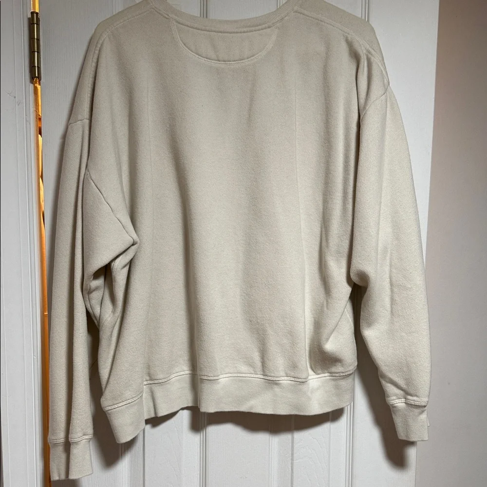 Limited Edition PINK Victoria's Secret Off-White Crew Neck Sweater - Picture 3 of 3